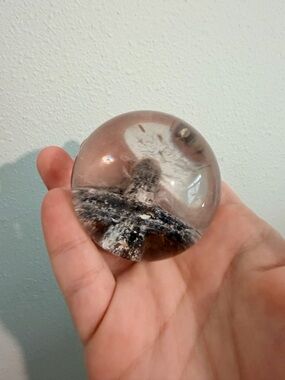 Cross garden sphere x crystal healing chakra reiki rare htf